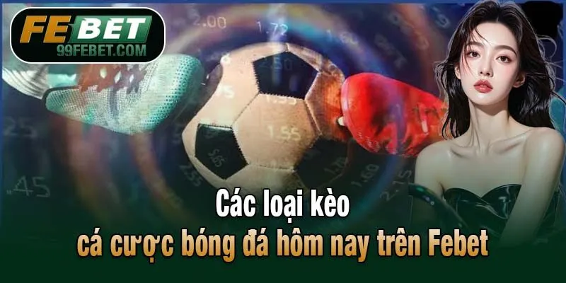 Các loại kèo cá cược bóng đá hôm nay trên Febet
