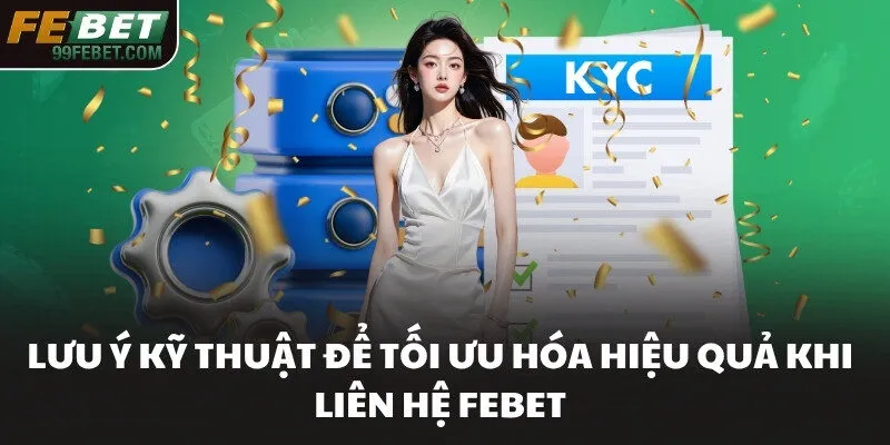 Lưu ý kỹ thuật để tối ưu hóa hiệu quả khi liên hệ FEBET